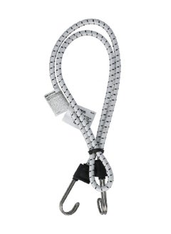 Marine Rubber Twin Anchor Bungee Cord White and Black 48 Inch 06280