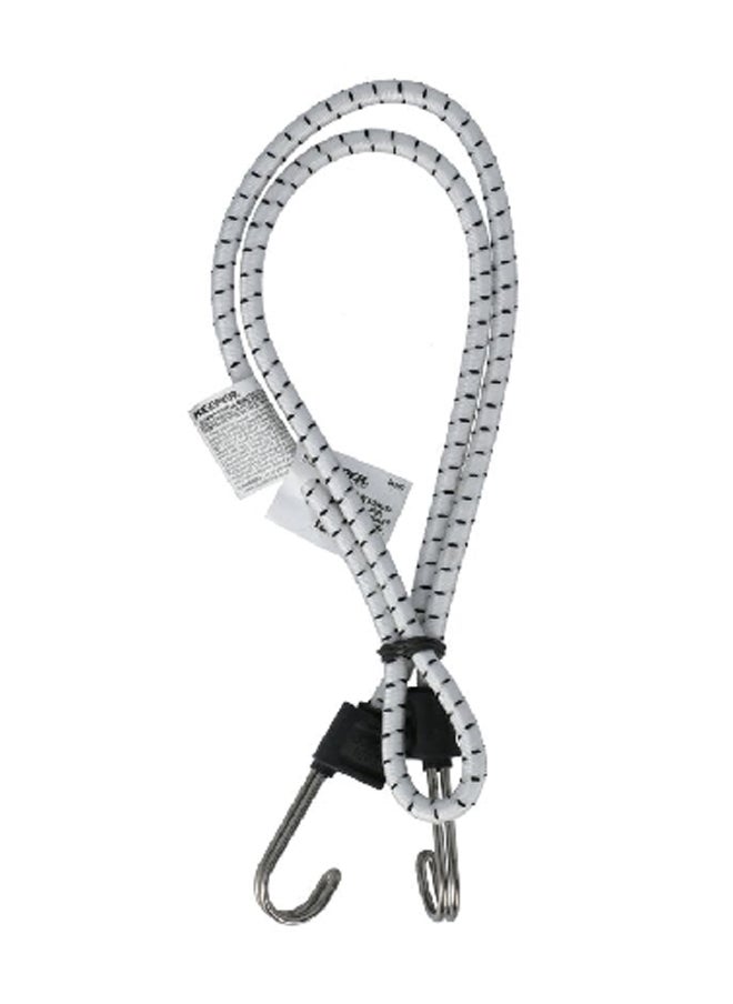 Hampton - Marine Rubber Twin Anchor Bungee Cord White and Black 48 Inch 06280 - Image 1