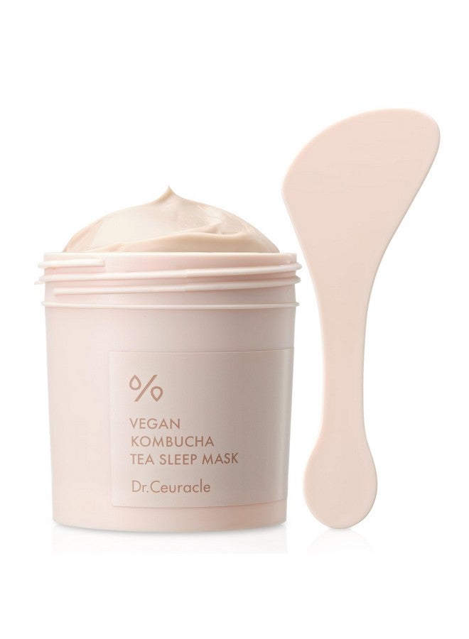 leegeehaam Dr.Ceuracle Vegan Kombucha Tea Sleep Mask (100g / 3.52 oz) - Leave-On Revitalizing Overnight Facial Mask, Skin Moisture Barrier Boosting and Balanced Hydrating - Image 1