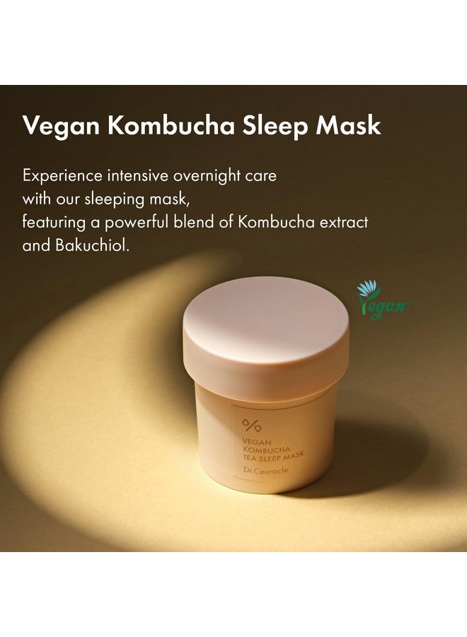 leegeehaam Dr.Ceuracle Vegan Kombucha Tea Sleep Mask (100g / 3.52 oz) - Leave-On Revitalizing Overnight Facial Mask, Skin Moisture Barrier Boosting and Balanced Hydrating - Image 2
