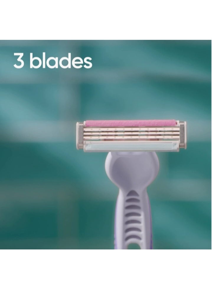 عبوة من 4 شفرات حلاقة سيمبلي فينوس 3 للاستخدام مرة واحدة - Image 2
