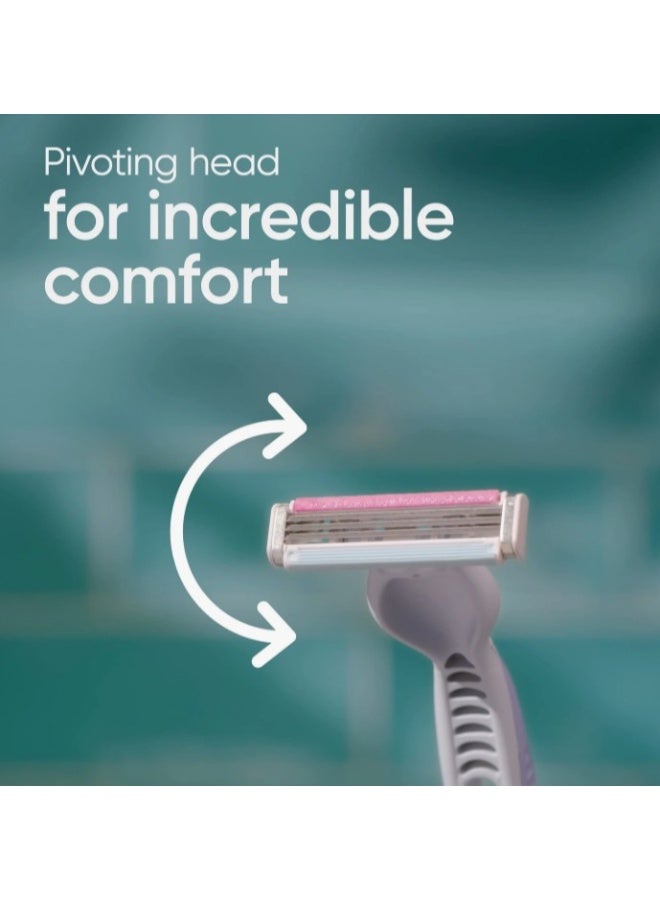 عبوة من 4 شفرات حلاقة سيمبلي فينوس 3 للاستخدام مرة واحدة - Image 3