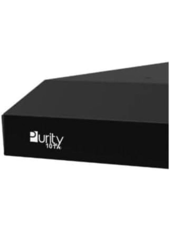 Purity Kitchen Cooker Hood, 90 cm Wall-Mount, 450 m³/h Suction Power, 3-Speed Flat Design, LED Lighting & Remote Control,  (PTSLIM 90 BL PLUS) - Image 2