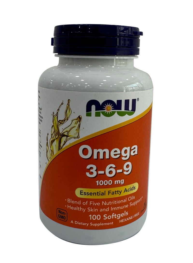 now Omega 369 1000Mg/ Gels 100 Count