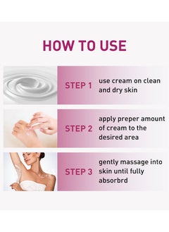 AuQuest 50ML Underarm Instant Bleaching Cream, Whitening Cream For Women For Dark Armpit Body Face Lightening Cream Intimate Skin Cream For Knees Armpit Elbows Private Areas  - Image 4