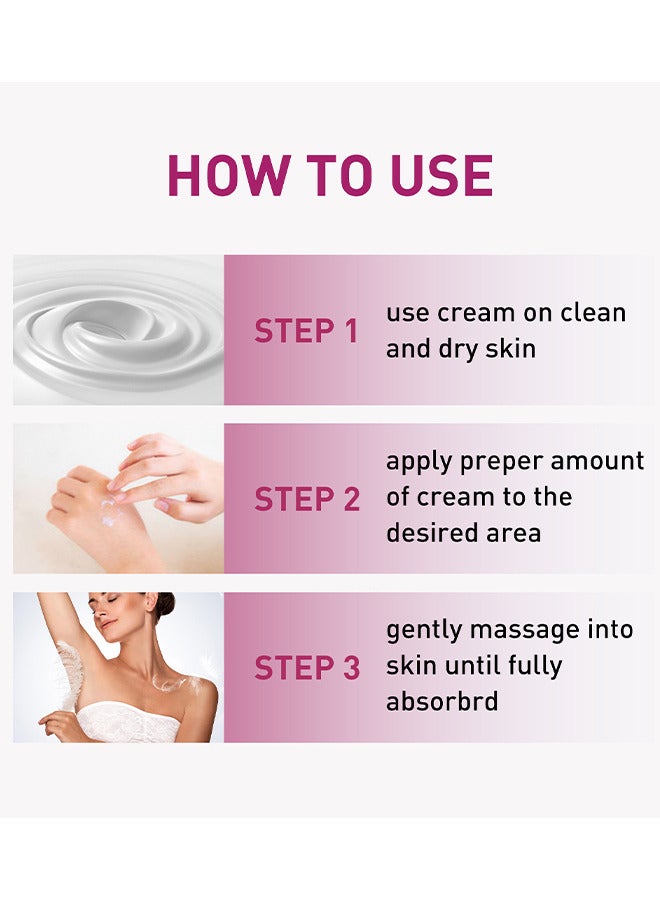 أوكويست 50 مل كريم التبييض الفوري تحت الإبط ، كريم التبييض للنساء لكريم تفتيح وجه الإبط الداكن كريم البشرة الحميمة للركبتين أكواع الإبط مناطق خاصة - Image 4