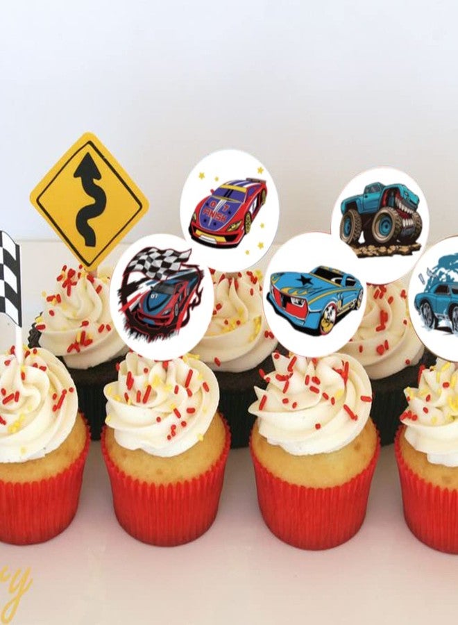 Hohamn 600Pcs Monster Truck and Race Car Stickers for Kids 1.5 Inch Car Stickers for Kids Boys Race Car Party Favors Birthday Decoration Supplies Reward Stickers - Image 5