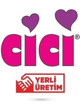 CICI Adhesive Glitter Red Heart 6 cm 6 Pieces  - Image 2