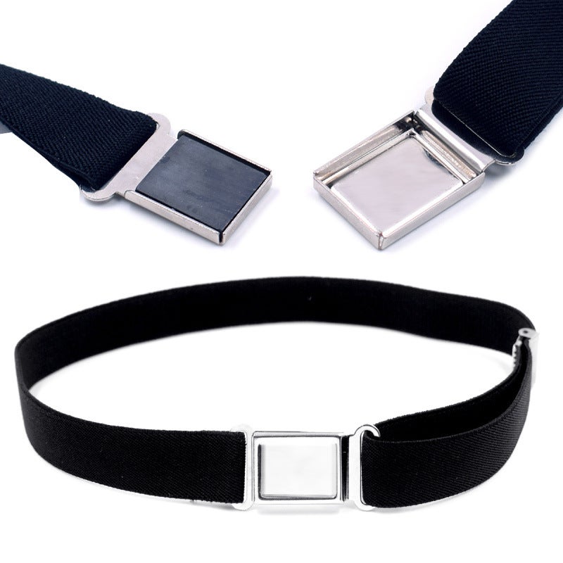Children's Elastic Belt with Magnet Buckle – Multi-Color Fashion Commuter Style - Image 4