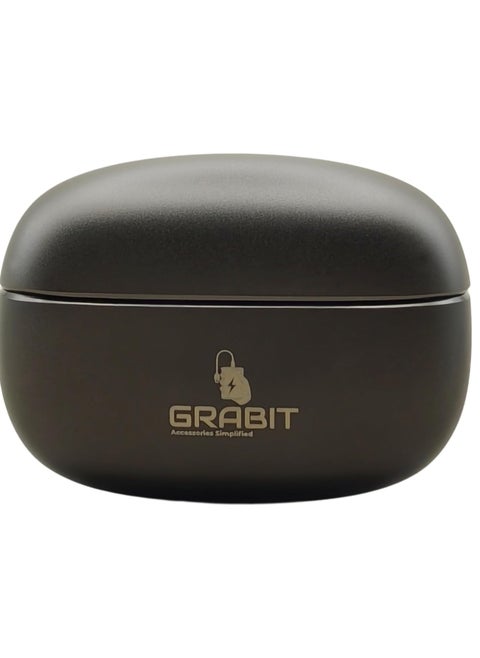 GRABIT True Wireless Earbuds in metal with Premium Sound & Durability enjoy rich bass and clear audio with 13mm drivers in a sleek metal case. Get 6-hour playtime, fast 1.5-2 hour charging