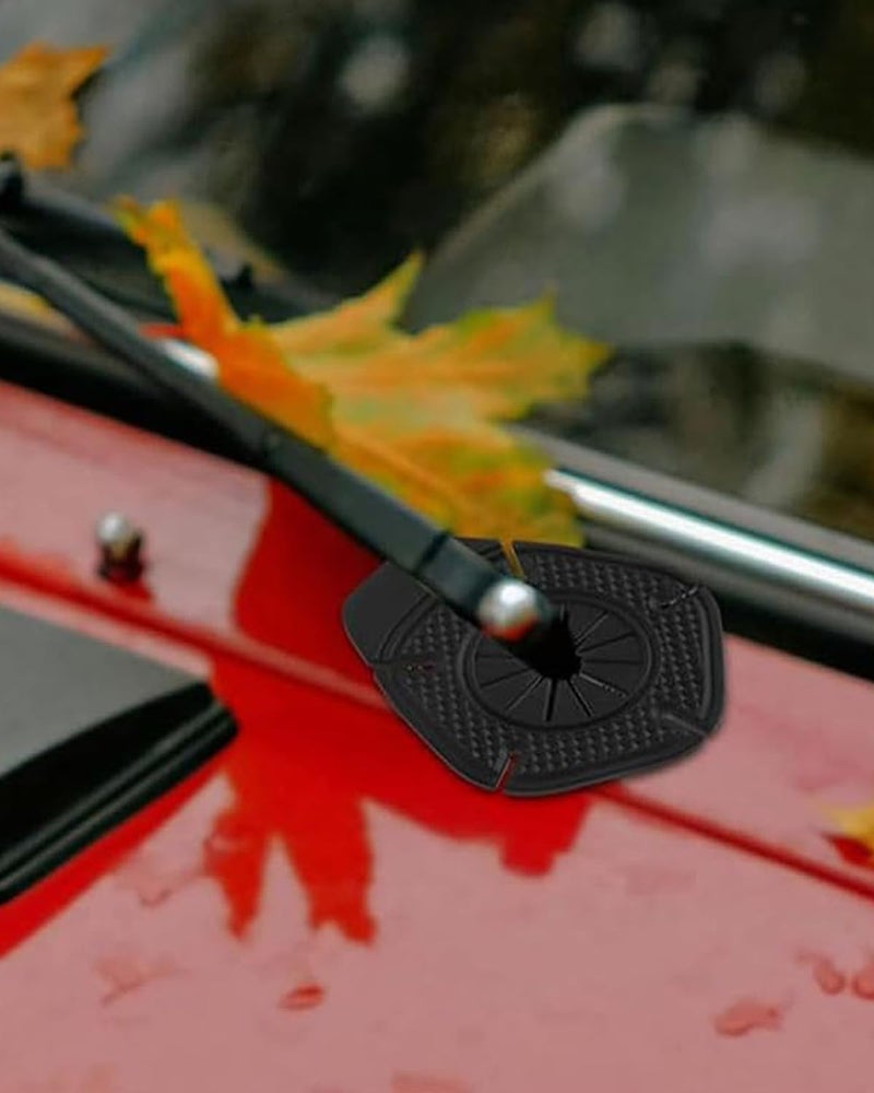 INOCEAN 8PCS Car Wiper Hole Protector Pad, Universal Fit for Most Vehicles, Black Protective Cover Set of 4 Pairs, Durable Silicone Material, Easy Installation for Car Wiper Arm Protection - Image 4