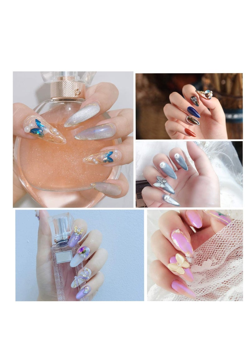 Y&D Manicure, Long Nail Tips Acrylic Flat Nails Half False Flake 10sizes with Clear Plastic Case for Salon Shop Diy Art Ballerina (Clear+Natural 1000PCS)  - Image 5