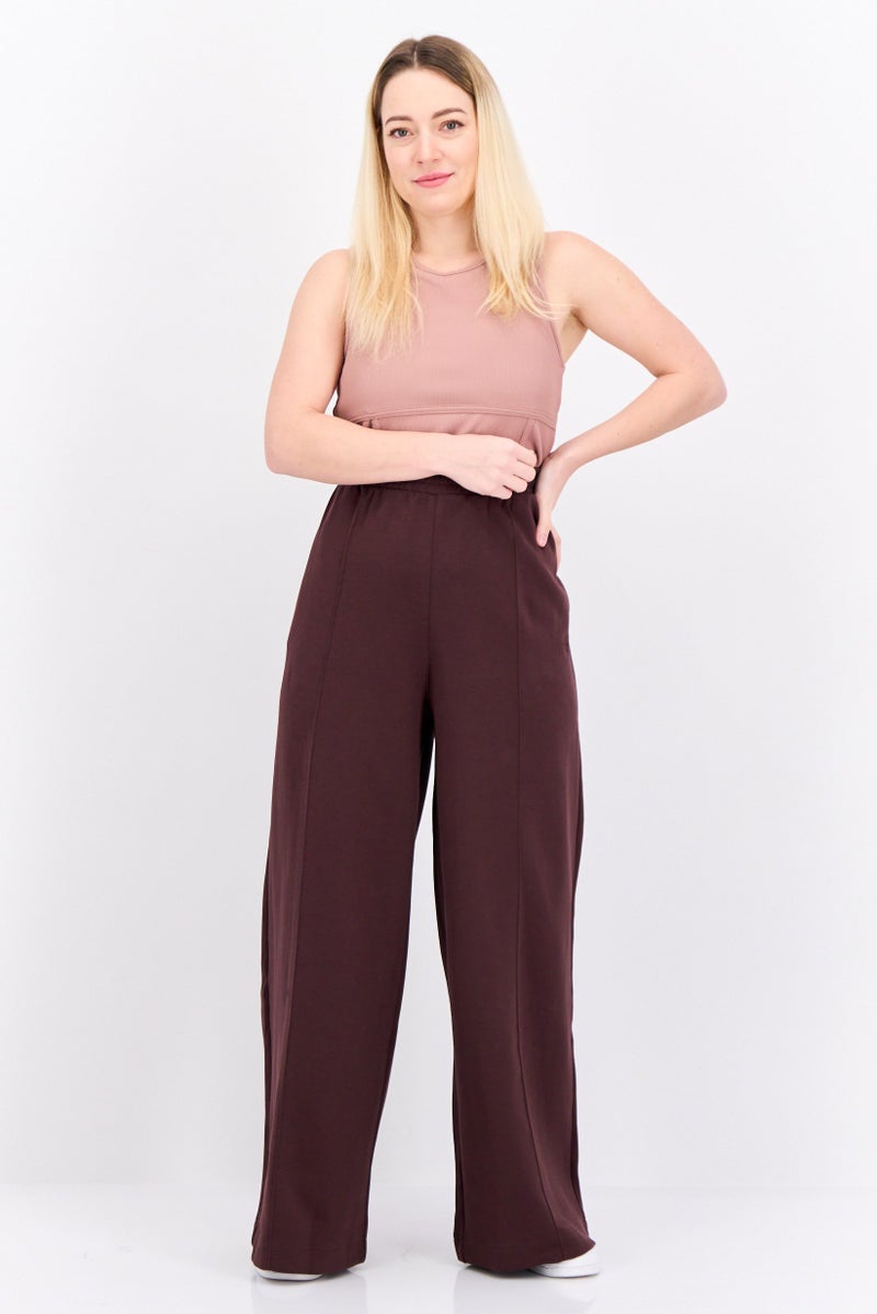 adidas Originals Women Sportswear Fit Training Sweatpants, Brown - Image 2