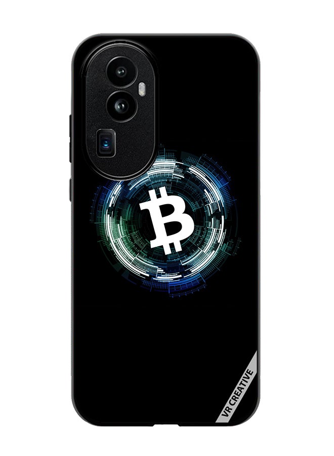 VR CREATIVE Protective Case Cover For Oppo Reno 10 Pro Plus Bitcoin Design Multicolour - Image 1