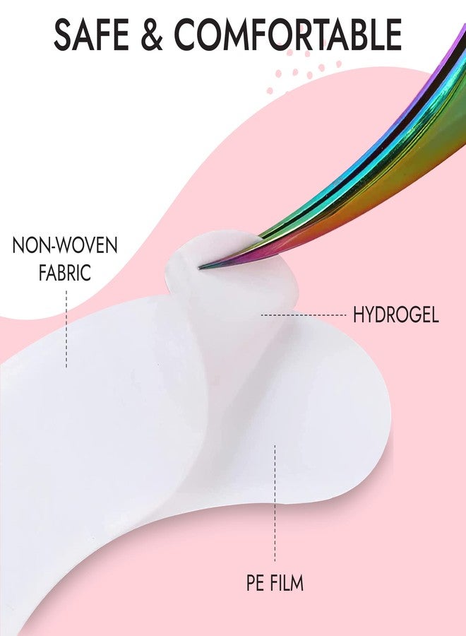 3D Beauty Biogel Eye Pads For Eyelash Extension, Under Eye Pads Eyelash Extension Supplies - 15 Sheets (30 Pairs) - Image 5