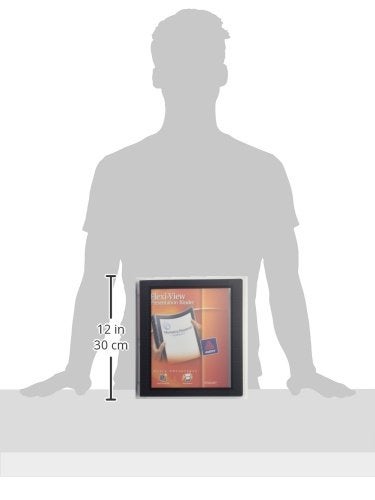 Avery Flexi-View 3 Ring Binder, 1.5 Inch Round Rings, 1 Black Binder (17637) - Image 3