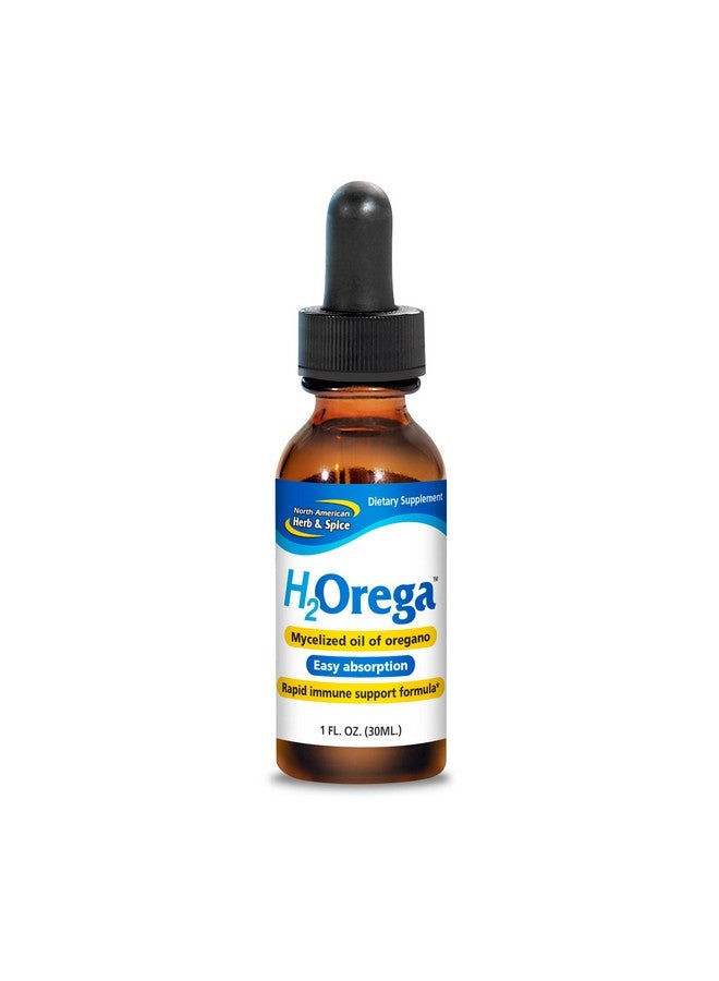 NORTH AMERICAN HERB & SPICE H2Orega - 1 fl. oz. - Mycelized Oil of Oregano - Rapid Immune Support Formula - Easy Absorption - Non-GMO - 173 Servings - Image 1