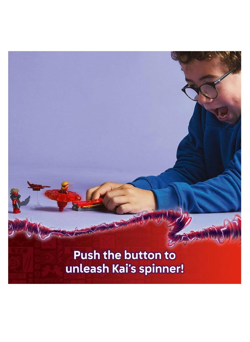 LEGO - LEGO Ninjago Kai's Dragon Spinjitzu Spinner With 2 Minifigures And Flying Elements - Ninja Building Toy Set 71823 - Image 1