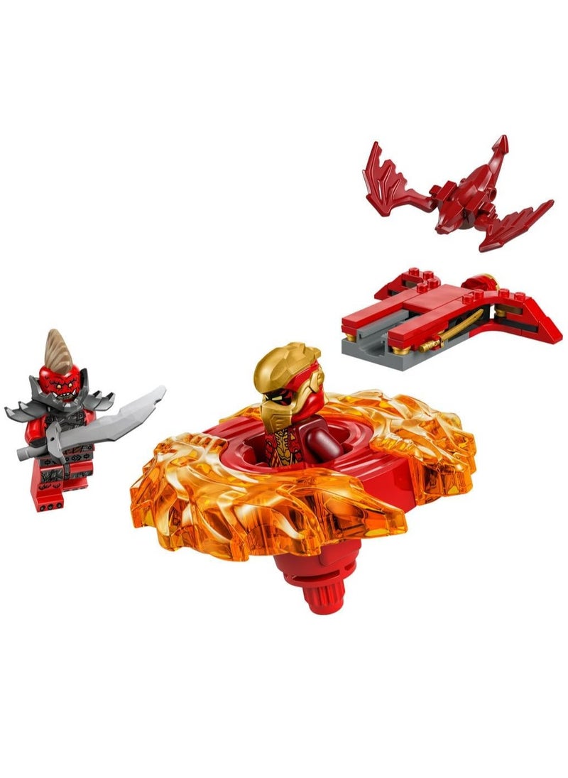 LEGO - LEGO Ninjago Kai's Dragon Spinjitzu Spinner With 2 Minifigures And Flying Elements - Ninja Building Toy Set 71823 - Image 1