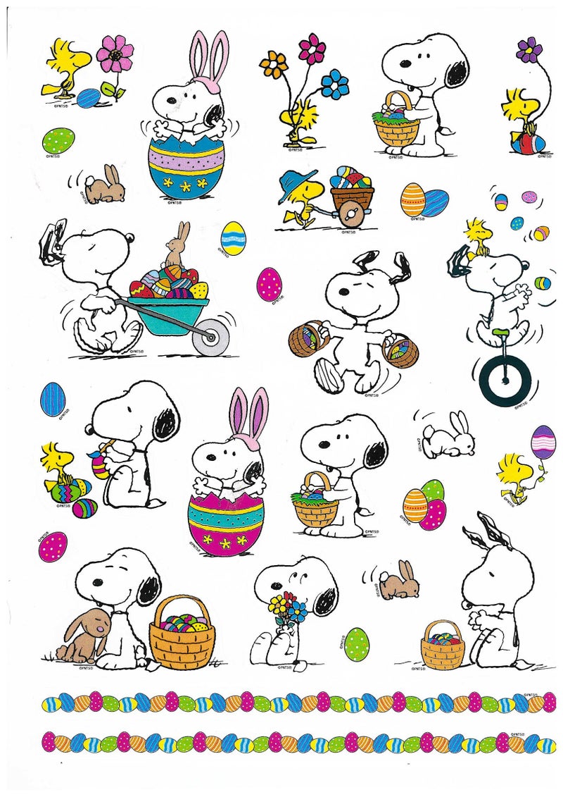 Peanuts Gang Snoopy Charlie Brown Lucy Linus Character Christmas Easter Thanksgiving Halloween 4th of July Seasonal Holiday Sticker Set, 5 Sheets 118 Stickers - Image 4