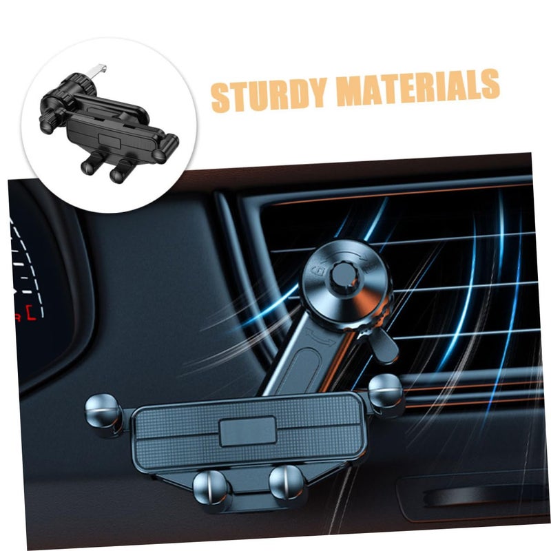 Car Vent Phone Mount Rotatable Air Vent Holder for Easy Viewing Universal Black - Image 4