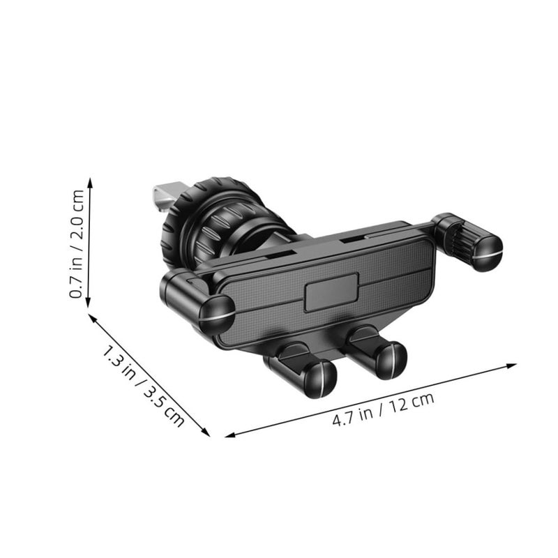 Car Vent Phone Mount Rotatable Air Vent Holder for Easy Viewing Universal Black - Image 3