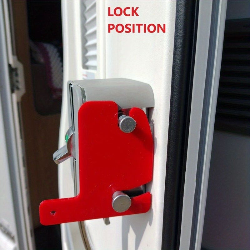 RV Trailer Door Lock 1pc Safety Entry Buckle for Camping Vehicle Exit - Image 3