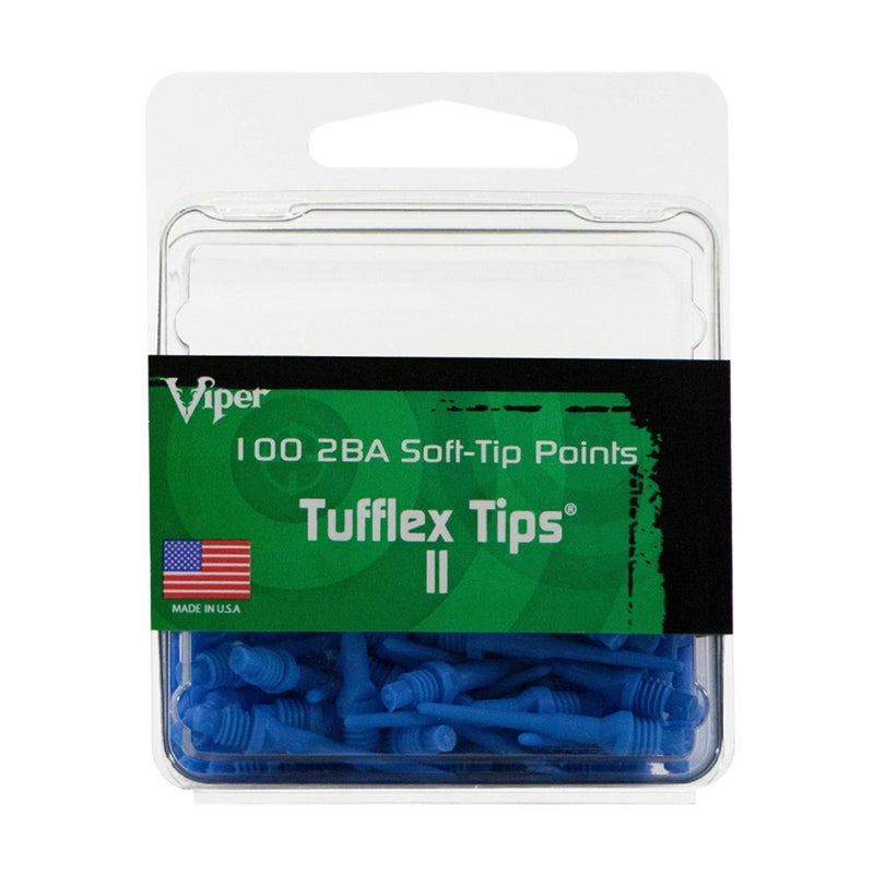 Viper by GLD Products Dart Accessory: Tufflex II 2BA Thread Soft Tip Dart Points, Blue, 100 Pack - Image 5