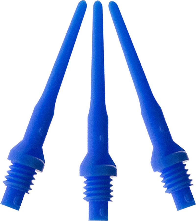 Viper by GLD Products Dart Accessory: Tufflex II 2BA Thread Soft Tip Dart Points, Blue, 100 Pack - Image 1