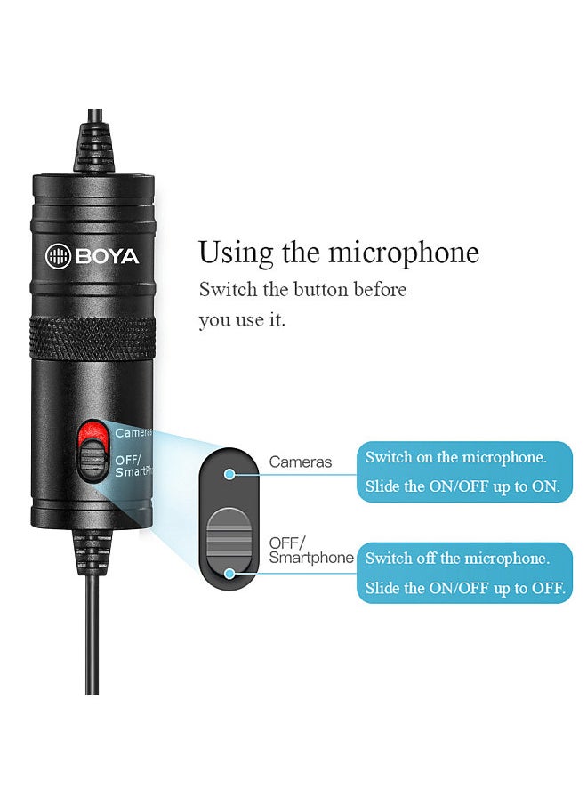 ميكروفون مكثف متعدد الاتجاهات من BOYA BY-M1 بمشبك تثبيت على الياقة مع قابس مقاس 3.5 مم لكاميرا DSLR وكاميرا الفيديو والهواتف الذكية والكمبيوتر الشخصي - pzsku/Z2D98FDEBADCBD4A1C362Z/45/_/1694513003/70667ebb-84db-4944-b414-b0b56d27542f
