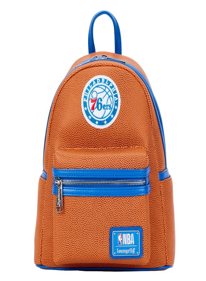 Loungefly NBA: Philidelphia 76ers Basketball Mini-Backpack - Image 1