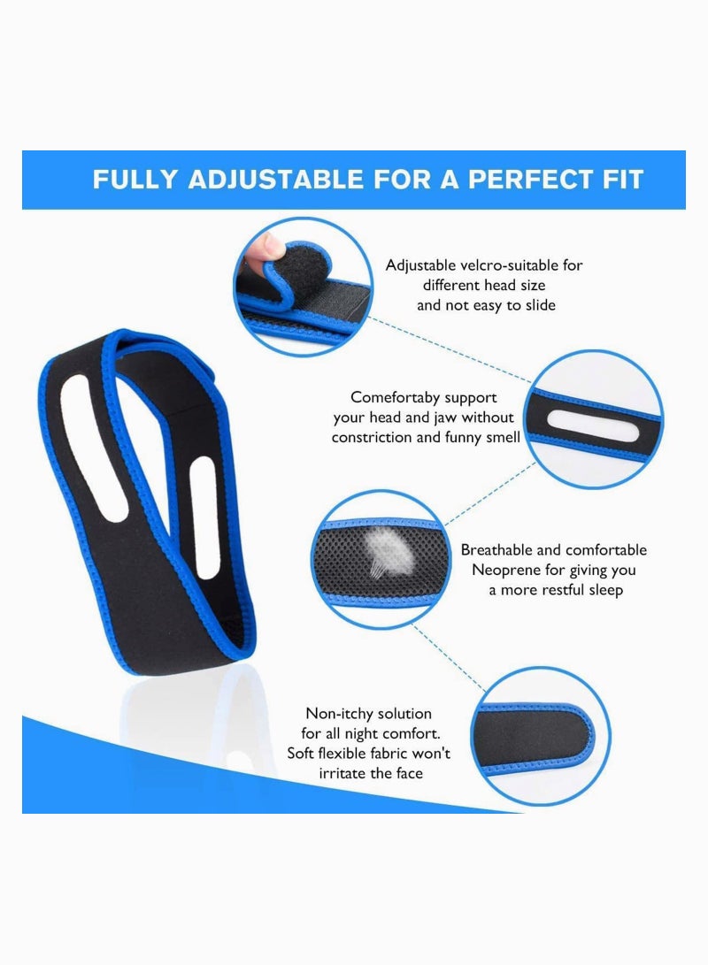SYOSI Stop Snoring Upgrade Chin Strap, Natural Solution Snore Stopper, Most Effective Devices for Men and Women - Image 3