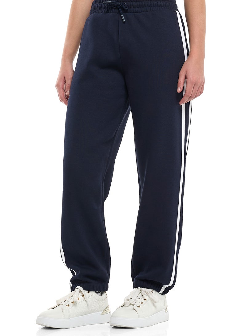 فكتور اند جين طقم قطن صوف فتيات باريس فرنسا قطعتين - كحلي - Image 3