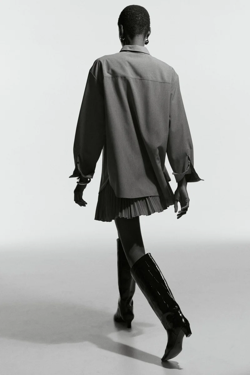 H&M Pleated mini skort