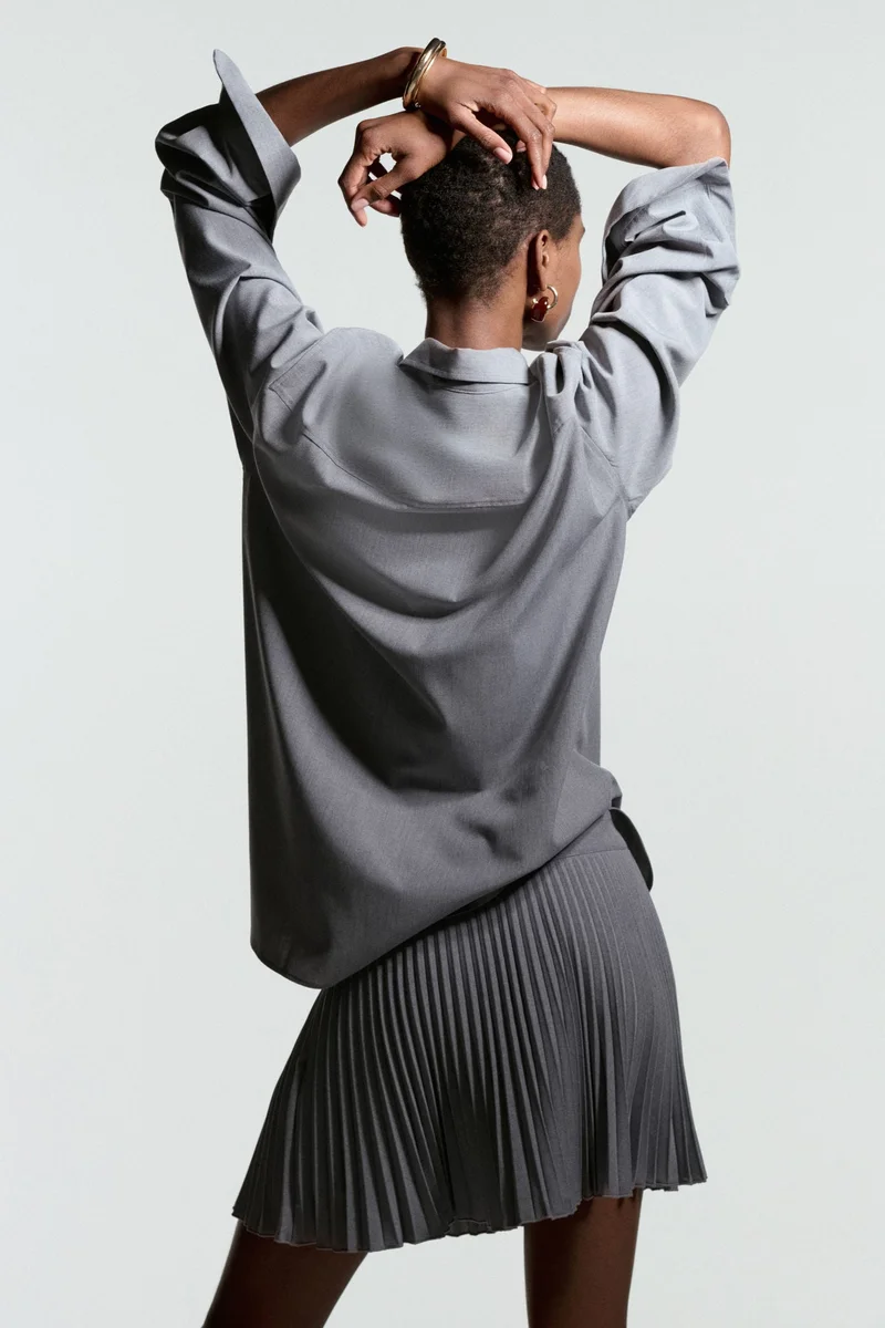 H&M Pleated mini skort