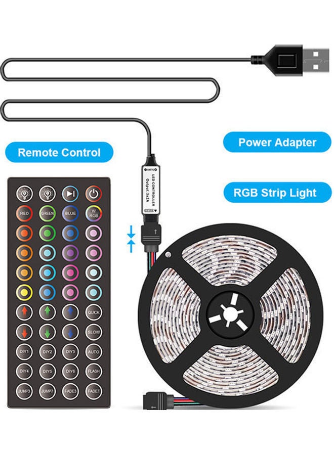 NIBEMINENT LED Strip Light With Remote Control Multicolour - Image 3