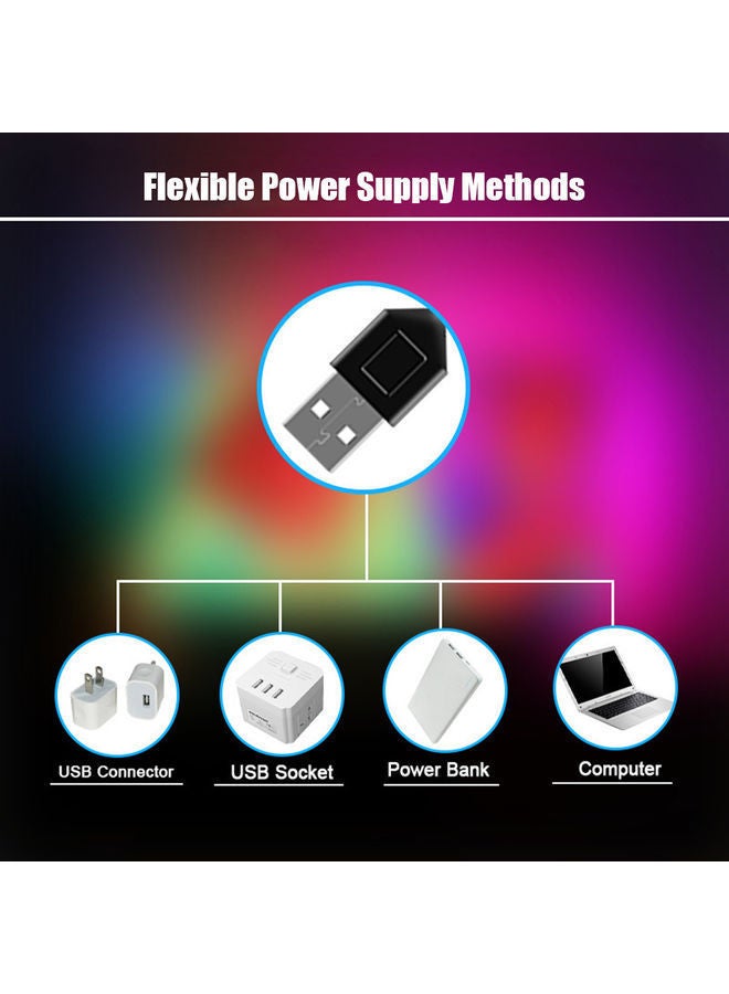 NIBEMINENT LED Strip Light With Remote Control Multicolour - Image 5
