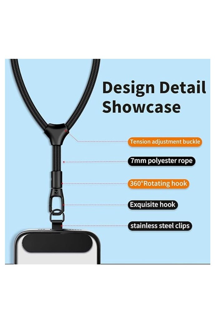 INSIJAM Hand Wrist Strap Lanyard Adjustable Phone Wrist Strap Universal Cell Phone Multifuctional Patch Lanyards Compatible With Most Smartphones For Women And Men - Image 4