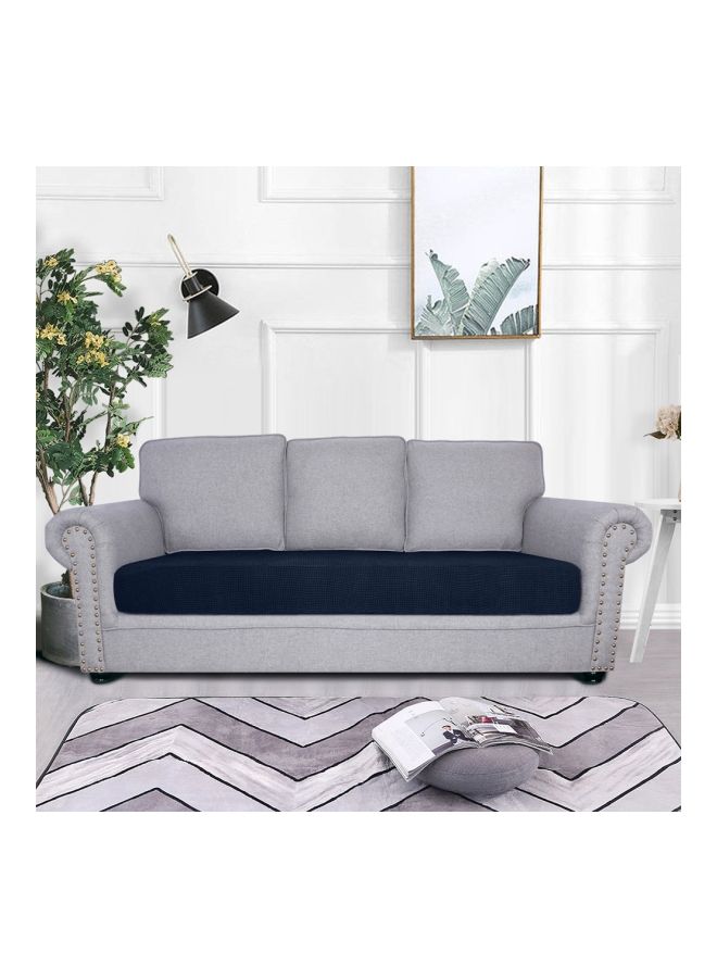 NIBEMINENT 3-Seater Sofa Slipcover Deep Blue 190centimeter - Image 3