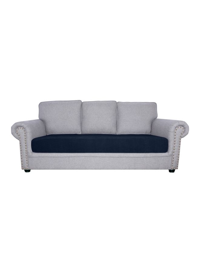 NIBEMINENT 3-Seater Sofa Slipcover Deep Blue 190centimeter - Image 1