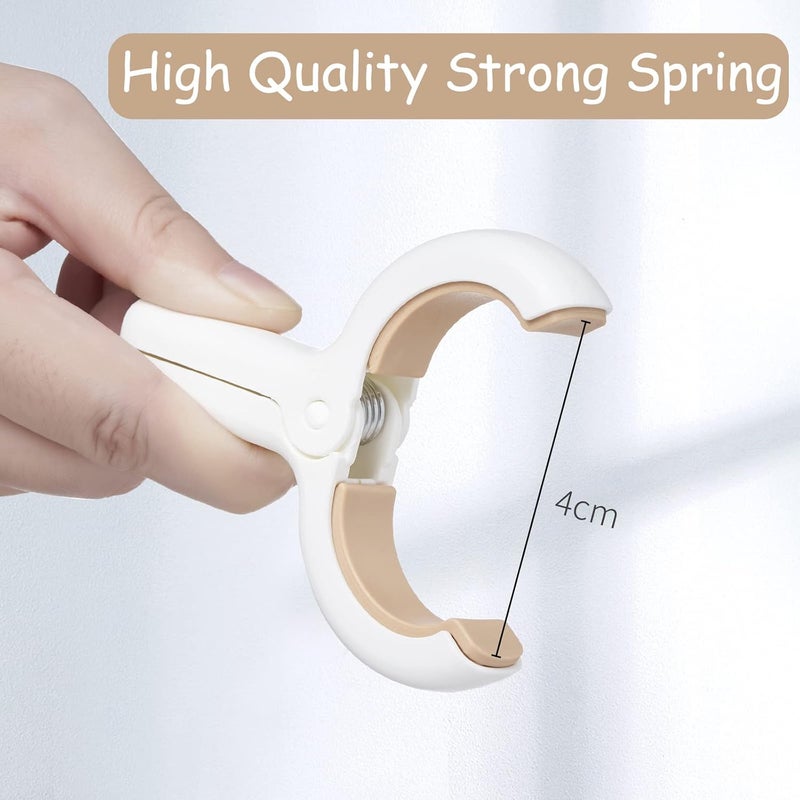 Sunkaioo 24 Pack Plastic Clothes Pins with Strong Anti-Rust Springs,Heavy Duty Beach Towel Clips,Laundry Clothespins to Keep Your Towel, Clothes, Blankets to Dry on Clothesline and Hanging Rack - Image 3