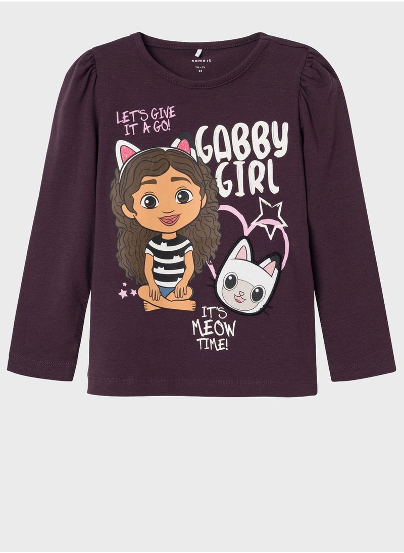 NAME IT - Kids Graphic Top - Image 1