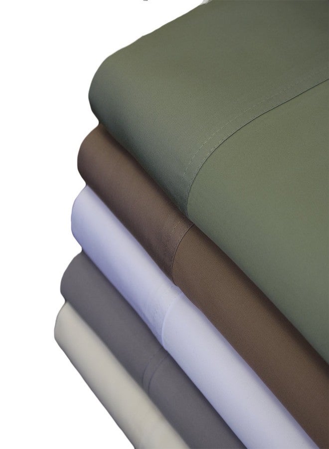 رويال هوتل بيدنج أغطية وسائد ABRIPEDIC من Royal Hotel Bedding، مصنوعة من فيسكوز الخيزران، طقم أغطية وسائد 600 خيط، أغطية وسائد ناعمة كالحرير، فيسكوز الخيزران، قطعتان، مقاس قياسي، لون بيج فاتح - Image 4