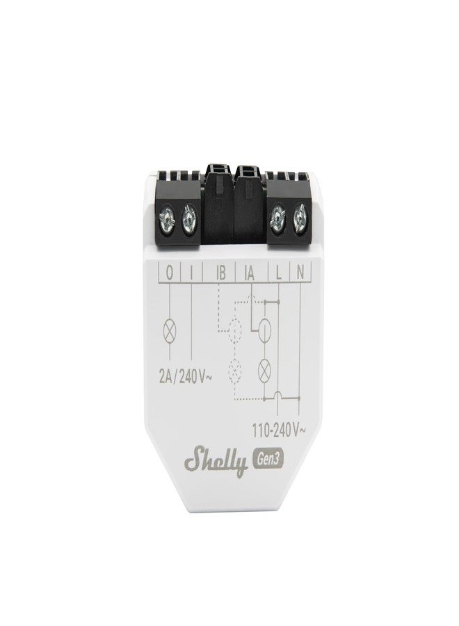 شيلي عداد الطاقة الذكي Shelly EM Gen3 + 50 أمبير، يعمل عبر شبكة WLAN، مزود بخاصية التلامس الخالي من الجهد، ومشبك التيار، وقياس الطاقة، وأتمتة المنزل، ويتوافق مع Alexa وGoogle Home، وتطبيق iOS وAndroid، ولا يتطلب جهاز تحكم مركزي. - Image 2