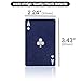 Jeuristic Unique Starflare Waterproof Playing Cards Premium Pack of Cool Plastic Playing Cards Professional Deck Fancy Themed Cute Vintage Play Card Pool Bar Games Gifts Cartas de Poker Shiny Black - Image 4