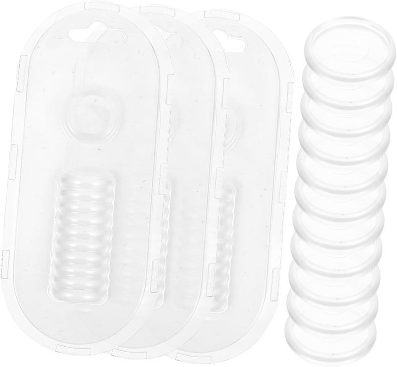 White 44 Pcs Discbound Expansion Discs Round Loose Leaf Binder Rings 2 8x2 8cm For Planners Notebooks Office School Use - Image 1