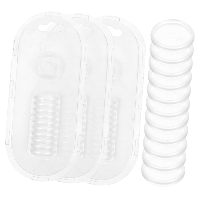 White 44 Pcs Discbound Expansion Discs Round Loose Leaf Binder Rings 2 8x2 8cm For Planners Notebooks Office School Use - Image 2