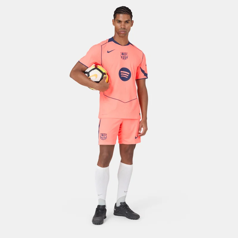 Nike Orange Men's FC Barcelona 25/26 3rd Replica Football Shorts for Men | Best Price UAE