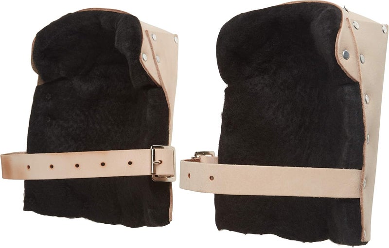 Custom Leathercraft CLC 313 Heavy Duty Leather Kneepads with Double Thick Lining - Image 4