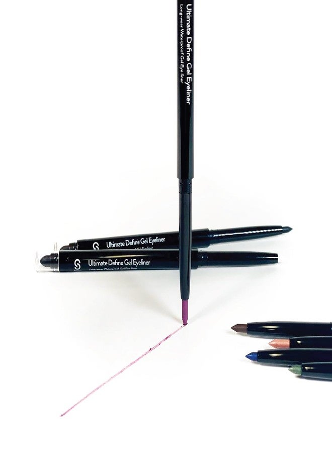 Sistar Ultimate Define Gel Eyeliner Pen Long Lasting Smudge Free Smooth Application Waterproof Liner (Bright Bronze) - Image 5